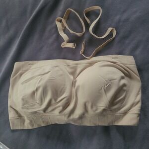 Truekind Convertible Strapless Bandeau Bra  black NWT sz XL